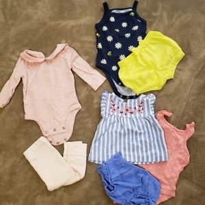 Baby girl clothes bundle (0-3months)